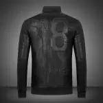 veste philipp plein croco zipper gun 18